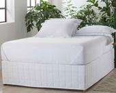 Saia Box Queen Matelada Square Suave Branco Kacyumara