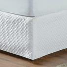 Saia Box Solteiro Basic Matelada Branco