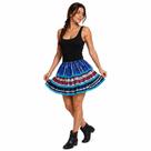Saia Caipira Curta Babado Estampas Variadas Festa Junina