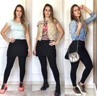 Saia Calça Evasê Saia Calça Evasê