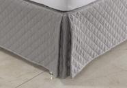 Saia Cama Box 1,28m larg Viuva Matelasse Ultrassonico