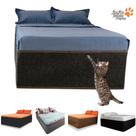 Saia Cama Box Arranhador Para Gatos E Protetor