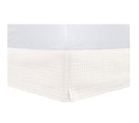 Saia Cama Box Casal Poliester Palha Lavive