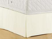 Saia Cama Box Viúva Solteirão Creme Admirare Saia Cama Box Viúva Solteirão Creme Admirare