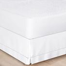 Saia Cama Casal Queen Box Branca