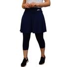 Saia Capri Godê Moda Evangélica Fitness Uv50+ Roupa Academia