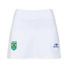 Saia Com Shorts Feminina Time Brasil Mormaii Cor:BrancoTamanho:MGenero:Feminino