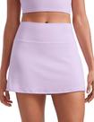 Saia CRZ YOGA Butterluxe Mini de Cintura Alta Lilás XL