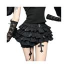 Saia Culotte Vintage Feminina Estilo Harajuku Kawaii Y2K E-girl Gótica Punk Fairycore Saia Culotte Vintage Feminina Estilo Harajuku Kawaii Y2K E-girl Gótica Punk Fairycore