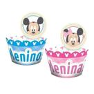 Saia Cupcake Wrapper Baby Disney Chá Revelação 12 Un Regina Festas Inspire sua Festa Loja