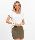 Saia Curta Feminina Molecotton de Viscose Rovitex Verde