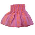 Saia Curta Infantil Lastex Tribal Rosa
