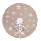 Saia de árvore de Natal MACTING Countryside Burlap 90cm