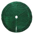 Saia de árvore de Natal Vickerman Plush Emerald Green 72cm