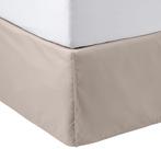 Saia de cama Amazon Basics leve plissada Queen Taupe Saia de cama Amazon Basics leve plissada Queen Taupe