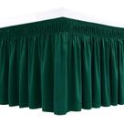 Saia de cama Biscaynebay Full/Full XL 38 cm Drop Hunter Green