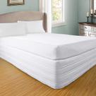 Saia de cama Ramesses Mistura de Poliéster Acolchoada King White Saia de cama Ramesses Mistura de Poliéster Acolchoada King White