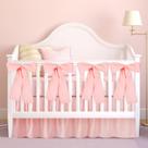 Saia de cama SmoothNovelty Crib Pink 71x132 cm 35 cm Drop