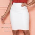 Saía de Couro Moda Evangélica MULHER BRASIL