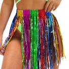 Saia de Fitilho Metalizado Tamanho 38/40 + 1 Gloss Fun Glitter Cor Sortida: Carnaval Festas