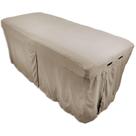 Saia de mesa de massagem, linho corporal, microfibra, nogueira, marrom