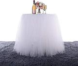 Saia de mesa de tule, utensílios de mesa feitos à mão, capa Saia de mesa de tule, utensílios de mesa feitos à mão, capa
