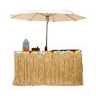 Saia De Mesa Tropical Havaiana Vibrante, Fácil De Pendurar, Reutilizável, Decoração De Festa De