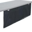 Saia de mesa VIVO DESK-SKIRT-48 preta 122 cm com gerenciamento de cabos Saia de mesa VIVO DESK-SKIRT-48 preta 122 cm com gerenciamento de cabos