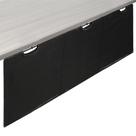 Saia de mesa VIVO DESK-SKIRT-60 152x38cm preta Cable Management