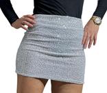 Saia de paetê feminina moda balada
