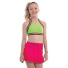 Saia de Praia Infantil Rosa Neon Cecí