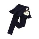 Saia De Princesa Com Renda Para Meninas, Leggings Slim Para Primavera E Outono, Roupas Para Crianças
