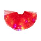 Saia De Tule Curta Com Luzes LED Para Mulheres, Mini Tutu Para Fantasia De Dança De Ballet
