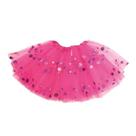 Saia de tule de bolinha infantil - rosa pink - cromus