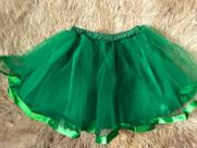 Saia de tule infantil forrada