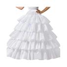 Saia De Tule Larga E Volumosa Com 4/6/8 Camadas Para Vestido De Noiva Modelo Evasê Sem Aros