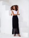 Saia de Tule Longa Estilo Boho - Tamanho Único até 44