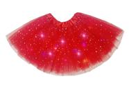 Saia de tutu LED TRYUEN Sequins Stars Light Up para mulheres