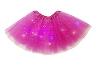 Saia de tutu LED TRYUEN Sequins Stars Light Up para mulheres