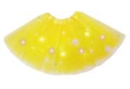 Saia de tutu LED TRYUEN Sequins Stars Light Up para mulheres