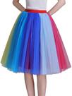 Saia EllieHouse, curta, tutu, tule, tamanho arco-íris, tamanho S PC06