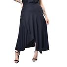 Saia Envelope Longa em Viscose Sarjada Plus Size 42 Ao 52