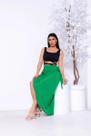 Saia Envelope Midi Longa Transpassada - Veste Do 36 ao 44 VERDE Saia Envelope Midi Longa Transpassada - Veste Do 36 ao 44 VERDE