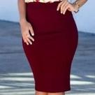 Saia evangelica social midi lapis várias cores e tamanhos plus size