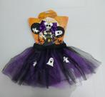 Saia Fantasia Infantil De Halloween Dia Das Bruxas da Minnie Preto e Roxo + Tiara