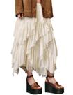 Saia feminina com babados Wyeysyt Long Tiered A Line Tutu Fairy