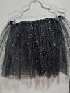 Saia Feminina de Tule cor Preta com Brilho Tamanho M