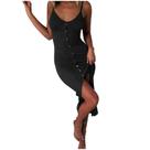 Saia feminina de verão casual sólida quadril vestidos finos vestido de cintura alta