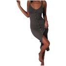 Saia feminina de verão casual sólida quadril vestidos finos vestido de cintura alta