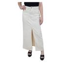 Saia Feminina Disparate Longa Com Fenda Off White - 4780 Saia Feminina Disparate Longa Com Fenda Off White - 4780